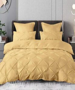 Ropa de cama amarilla