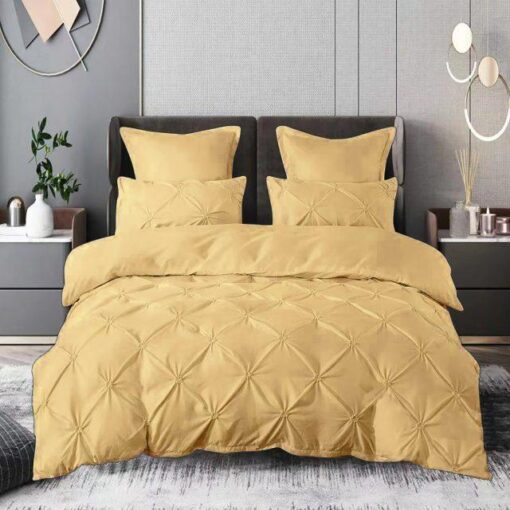 Ropa de cama amarilla