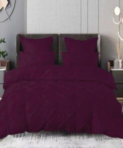 Ropa de cama morado oscuro