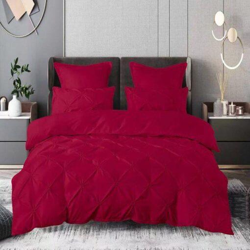 Ropa de cama roja