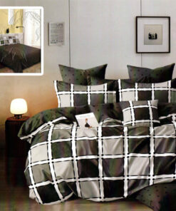 Ropa de cama con cuadrados