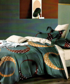 Ropa de cama verde oscuro