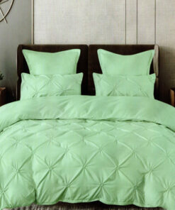 Ropa de cama verde
