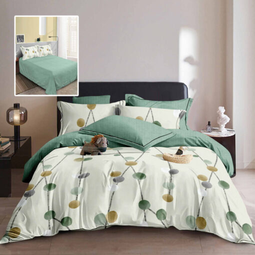 Ropa de cama con pequeños aros