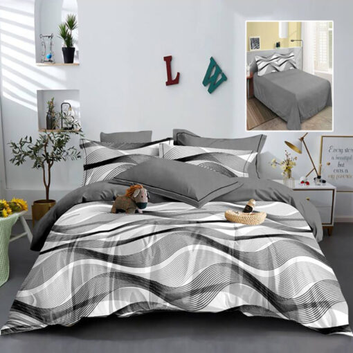Ropa de cama gris
