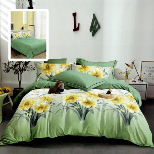 Ropa de cama flores amarillas