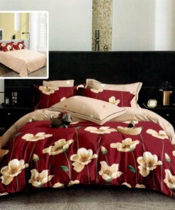 Ropa de cama flores beige