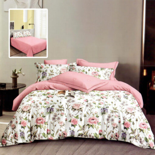 Ropa de cama flores rosas