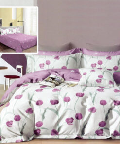 Ropa de cama tulipanes lila