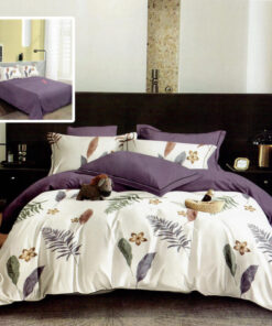 Ropa de cama flores lila