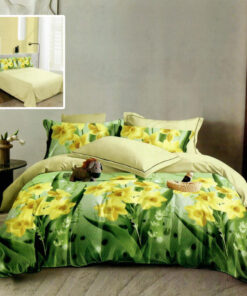 Ropa de cama flores amarillas