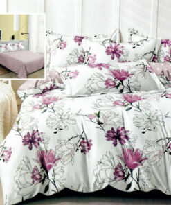 Ropa de cama flores lila
