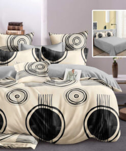 Ropa de cama aros negros
