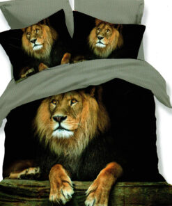 Ropa de cama finet 3D leon