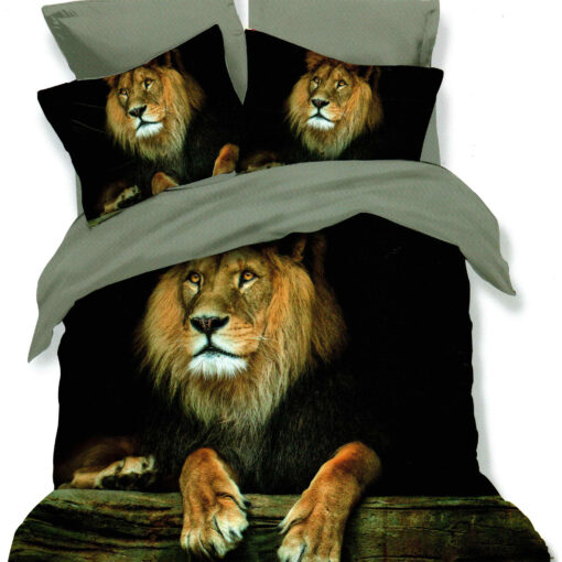 Ropa de cama finet 3D leon