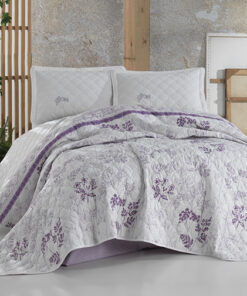 Colcha 2 personas+2 fundas almohada/ Lavenda