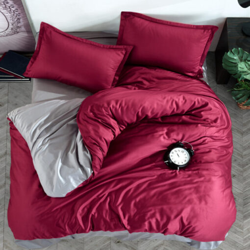 Ropa de cama roja