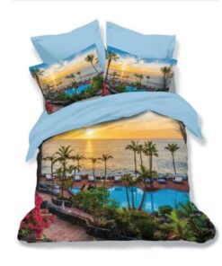 Ropa de cama 3D playa