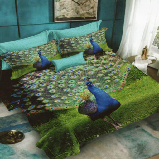 Ropa de cama 3D pajaros azules