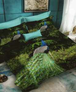 Ropa de cama 3D verde