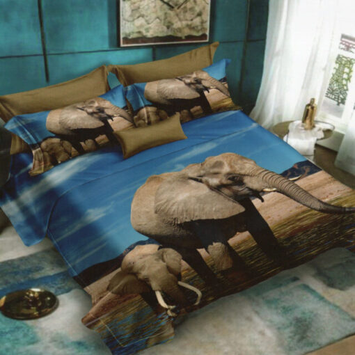 Ropa de cama 3D elefante