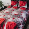 Ropa de cama con rosas