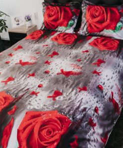 Ropa de cama con rosas
