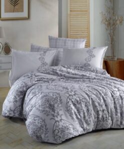 Ropa de cama gris abierto