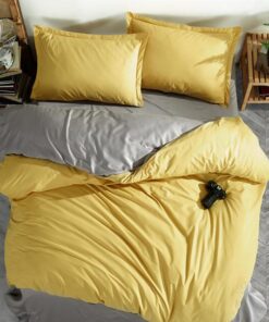 Ropa de cama amarilla