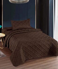 Colcha uni 1 persona+1 funda almohada/ color venghe