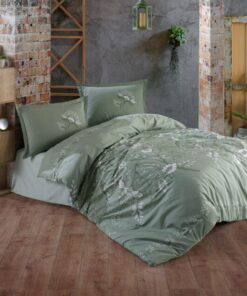Ropa de cama verde