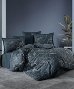 Ropa de cama azul oscuro