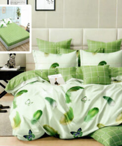 Ropa de cama verde