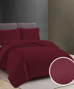 Colcha Uni 2 personas+2 fundas almohada/ Grena