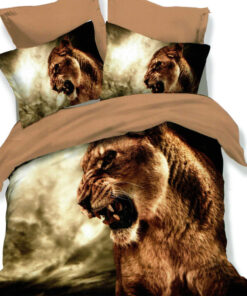 Ropa de cama 3D marron