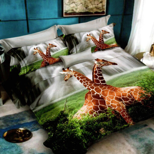 Ropa de cama 3D jirafas