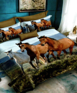 Ropa de cama 3D caballos