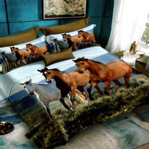 Ropa de cama 3D caballos