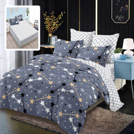 Ropa de cama con estrellas