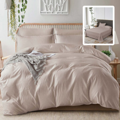 Ropa de cama cappuccino con sabana normal