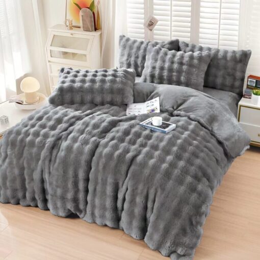 Ropa de cama gris
