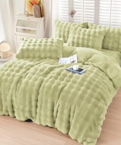Ropa de cama verde