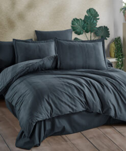 Ropa de cama azul marino oscuro