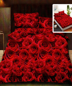 Ropa de cama con rosas