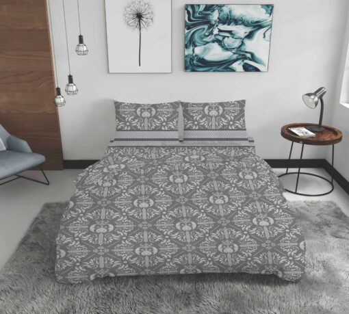 Ropa de cama gris