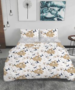 Ropa de cama con flores