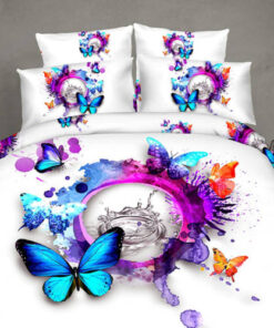 Ropa de cama Digital Print/ Rainbow Butterfly
