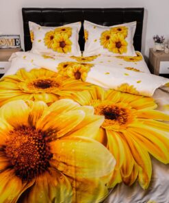 Ropa de cama Digital Print/ Yellow Flower