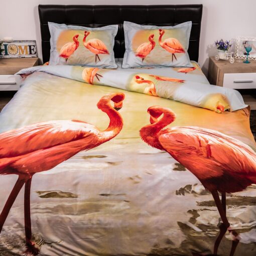 Ropa de cama Digital Print/ Flamingo V9